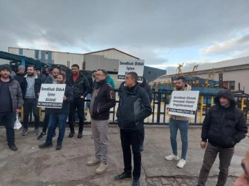 Sivas’ta Fabrika İşçileri Grevde
