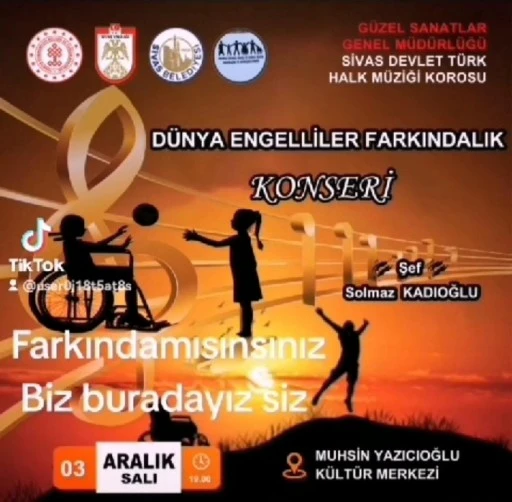 Sivas’ta Farkındalık Konseri 