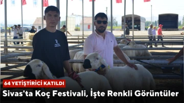 Sivas'ta Koç Festivali, İşte Renkli Görüntüler