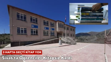 Sivas'ta Öğrenciler Kitapsız Kaldı