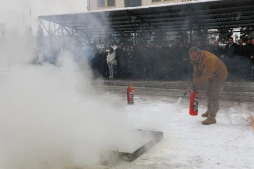 Sivas’ta Yangın Eğitimi 