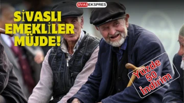 Sivaslı Emekliler Müjde!  Yüzde 50 İndirim 