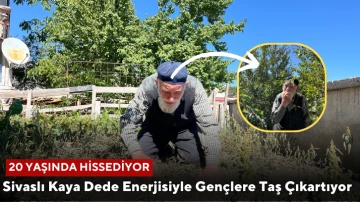 Sivaslı Kaya Dede Enerjisiyle Gençlere Taş Çıkartıyor