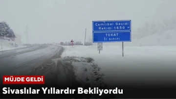 Sivaslılar Yıllardır Bekliyordu, Müjde Geldi