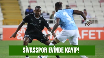 Sivasspor Evinde Kayıp!