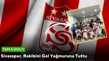 Sivasspor, Rakibini Gol Yağmuruna Tuttu