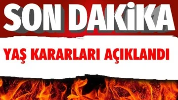 Son dakika... YAŞ kararları açıklandı