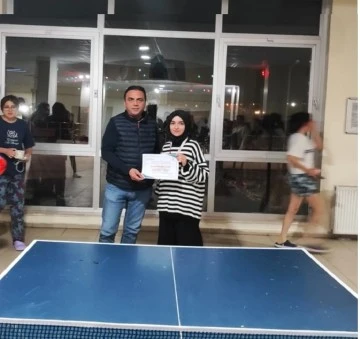 Suşehri'nde Masa Tenisi Turnuvası