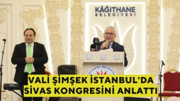 Vali Şimşek İstanbul'da Sivas Kongresini Anlattı