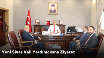 Yeni Sivas Vali Yardımcısına Ziyaret