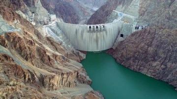 Yusufeli Barajı'nın Dolmasına 70 Metre Kaldı