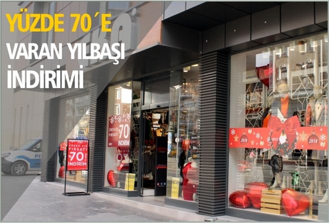 YÜZDE 70´E VARAN YILBAŞI İNDİRİMİ