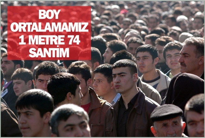 BOY ORTALAMAMIZ 1 METRE 74 SANTİM