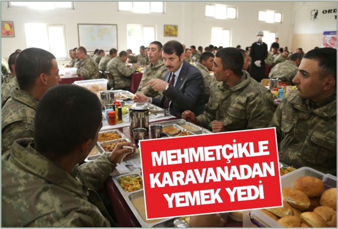 MEHMETÇİKLE KARAVANADAN YEMEK YEDİ