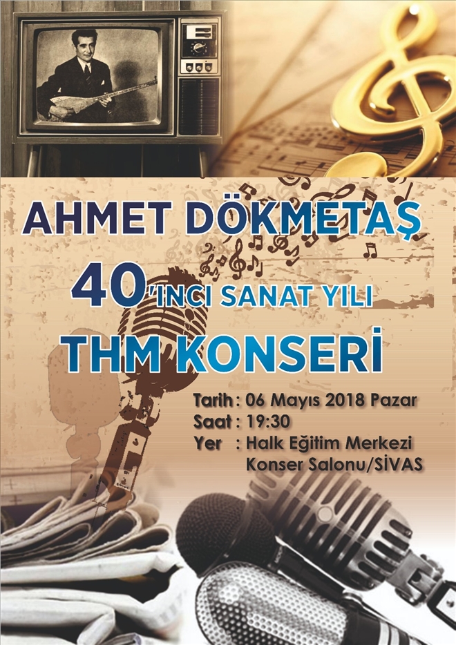 Ahmet Dökmetaş THM  korosu  TÜRKÜ ZİYAFETİ VERECEK