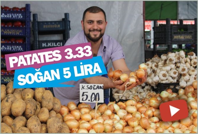 PATATES 3.33 SOĞAN 5 LİRA   