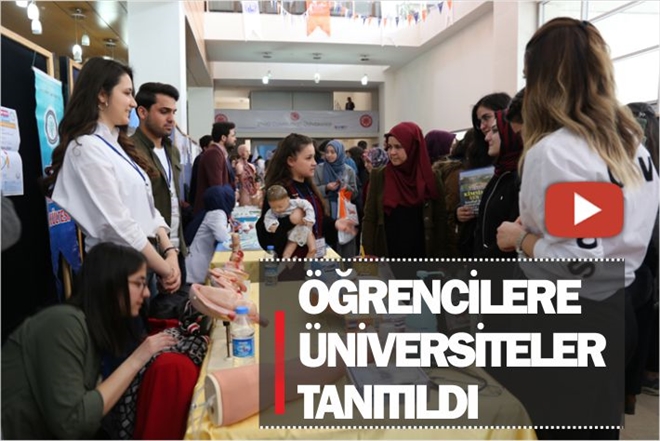 ÖĞRENCİLERE ÜNİVERSİTELER TANITILDI