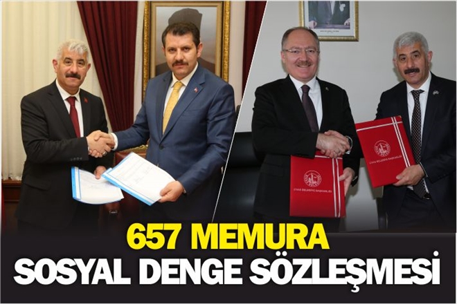 657 MEMURA SOSYAL DENGE SÖZLEŞMESİ