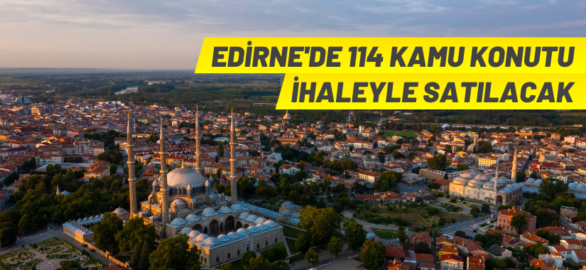 Edirne'de kamu konutu satışı