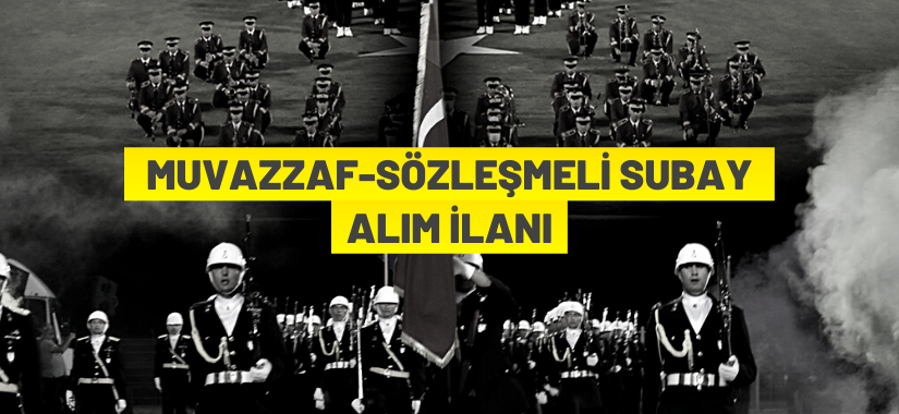 Jandarma ve Sahil Güvenlik Akademisi Başkanlığı Muvazzaf/Sözleşmeli Subay alım ilanı