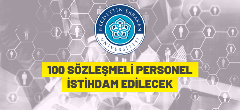 100 Sözleşmeli Personel alınacak