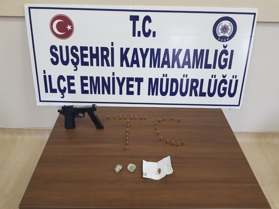 Suşehri'nde uyuşturucu ele geçirildi