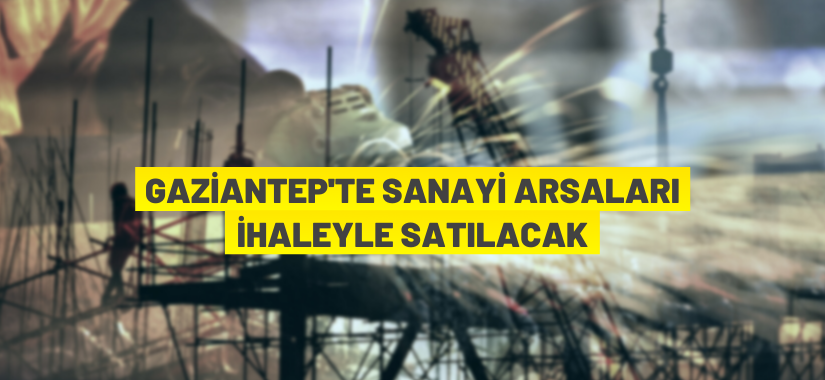 Sanayi arsası satış ihalesi