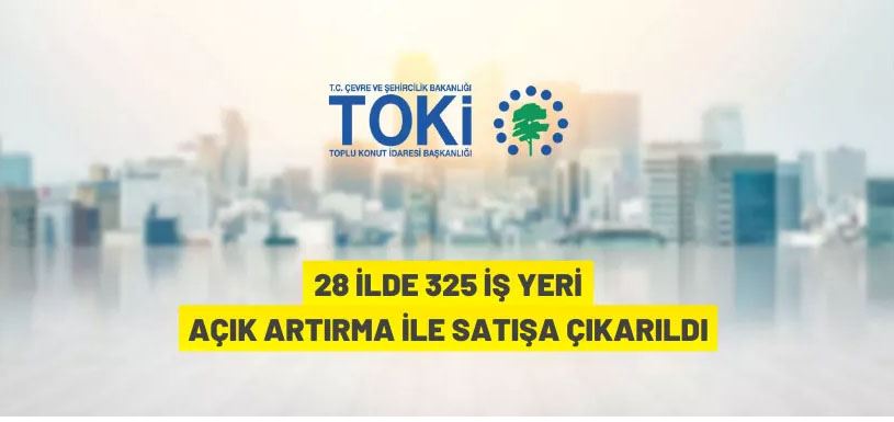 TOKİ'den iş yeri satışı