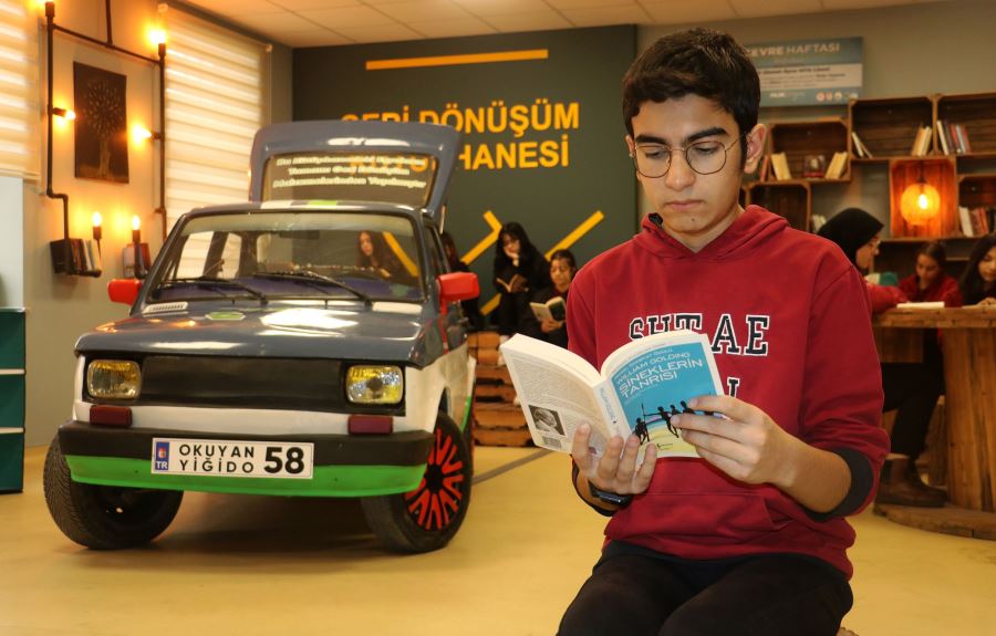 Kütüphanedeki otomobil okuma oranını yükseltti