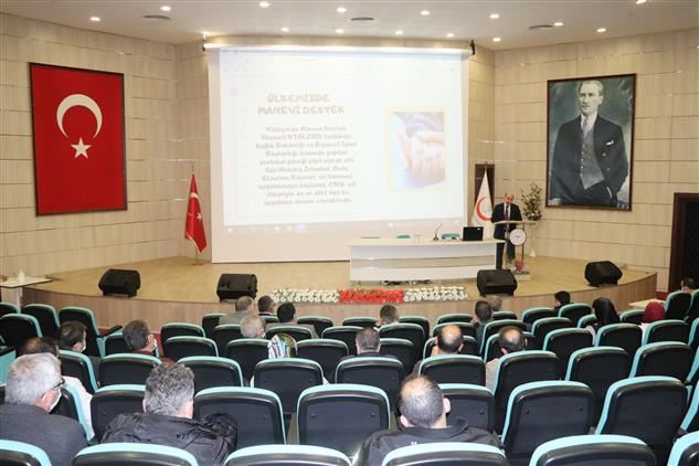 Sağlık çalışanlarına manevi destek semineri