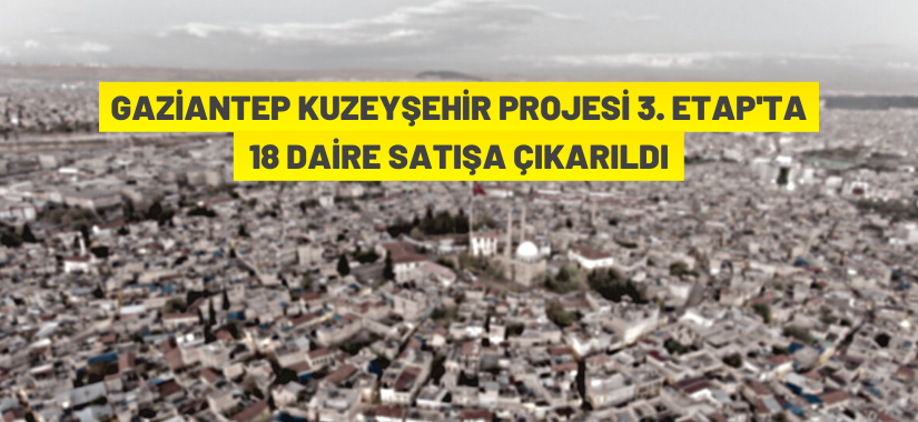 Gaziantep'te daire satış ihalesi