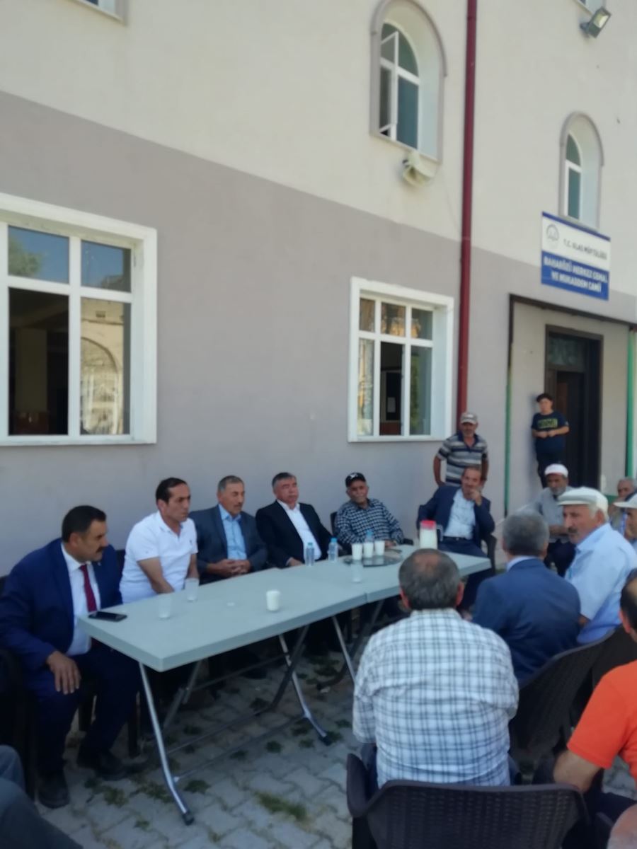 AK Parti TBMM Grup Başkanı Yılmaz ile Milletvekili Soluk, Ulaş'ı ziyaret etti 