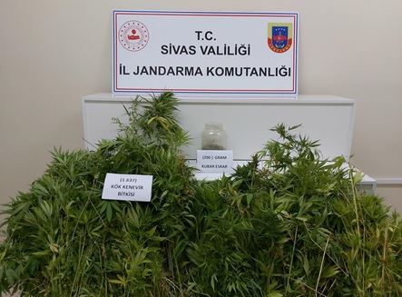 Uyuşturucu operasyonunda 2 zanlı yakalandı.