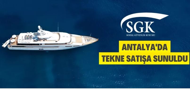 Muratpaşa Sosyal Güvenlik Merkezi tekne satacak